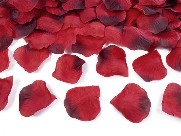 100 x Røde Rosenblade